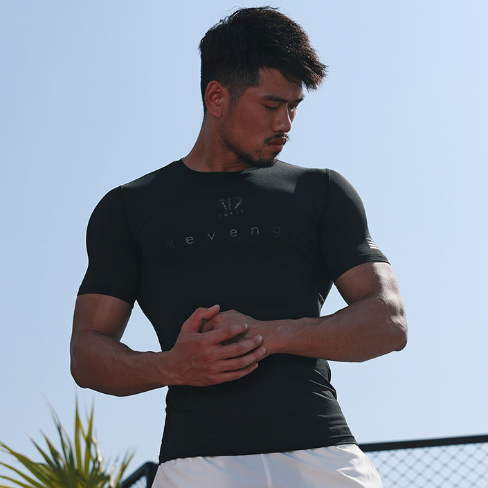 Fitness clothes male sports t-shirt Alpscommerce tops