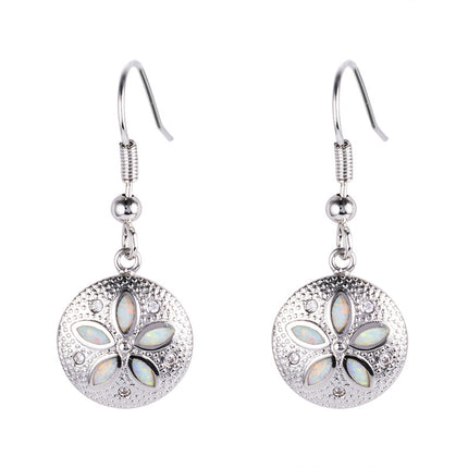 S925 sterling silver flower type ladies pendant earrings