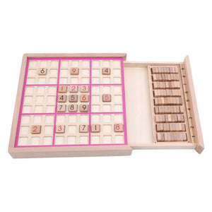 Children Sudoku Chess Beech International Checkers Folding Game Table Toy Gift Learning & Education Puzzle Toy