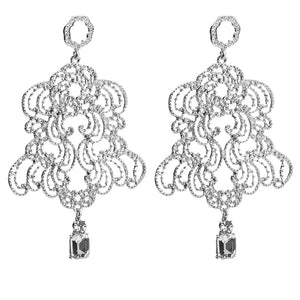 Alloy carved Earrings