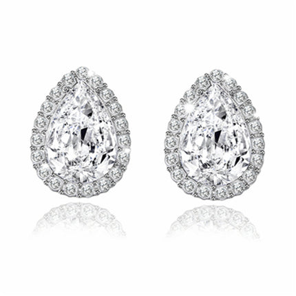Ladies crystal drop earrings