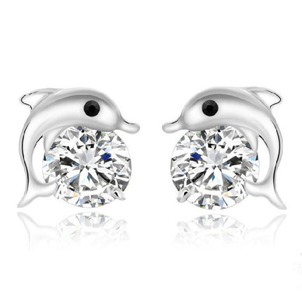 Hot Style Dolphin Earrings For Korean Vogue Earrings