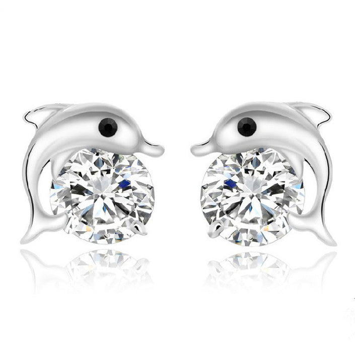 Hot Style Dolphin Earrings For Korean Vogue Earrings