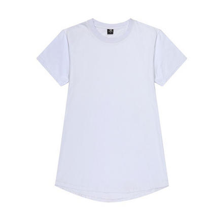 Men's t-shirt new men's round neck youth solid color men's advertising shirt
