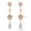 Earrings love pearl earrings