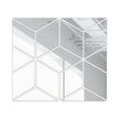 Diamond Mosaic TV Background Wall Mirror Wall Sticker