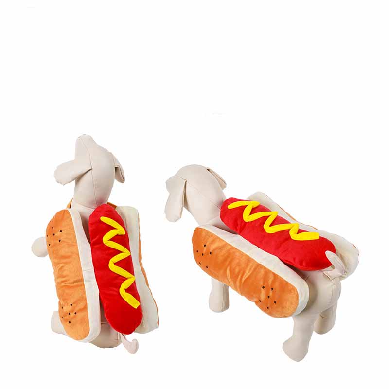 Funny Pet Clothing Hot Dog Design Dog Clothes