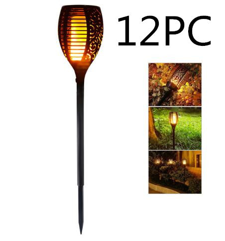 Alpcamers Solar Flame Flickering Garden Led Light