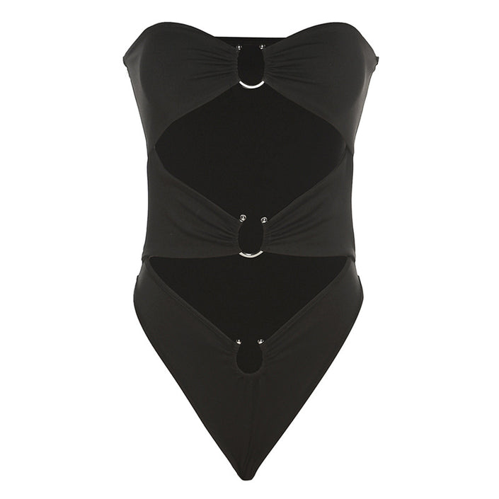 Hollowed Out Slim-fit Jumpsuit