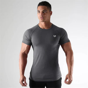 Gym Short Sleeve T Quick Dry Gym Clothes For Running