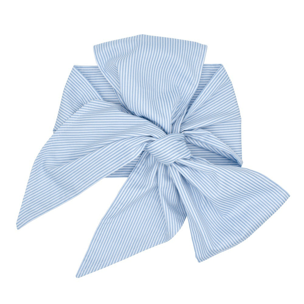 Swaddling cloth with cotton bow newborn kids dress clothes