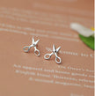 925 STERLING CUTE Small Scissors SILVER EARRINGS