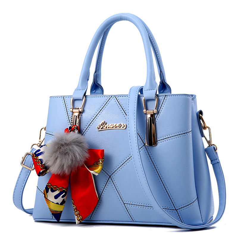 Ladies bag Alpscommerce new women's bag simple fashion handbag trend single shoulder Messenger bag