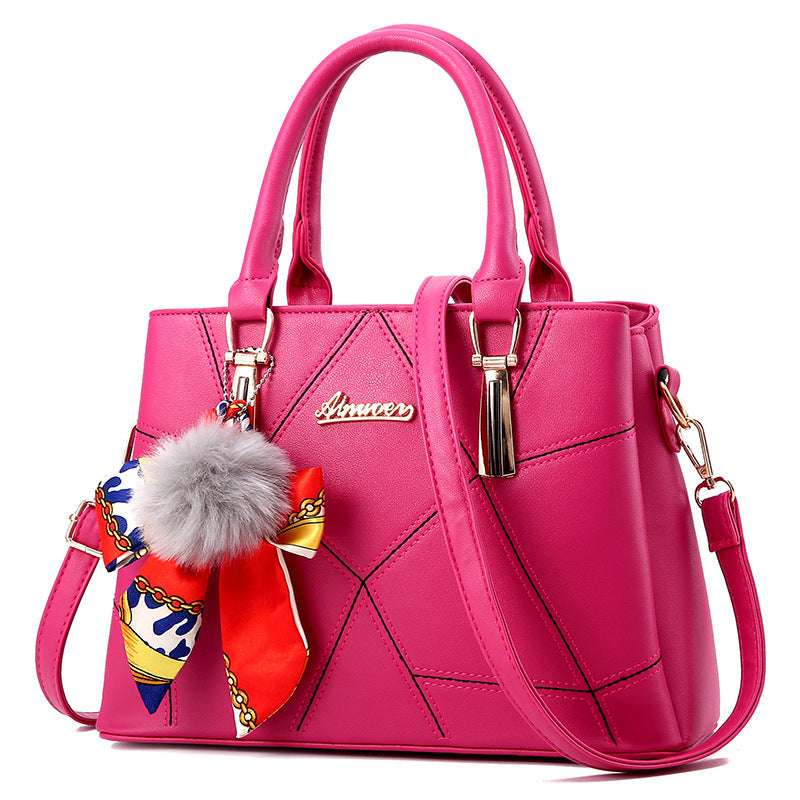 Ladies bag Alpscommerce new women's bag simple fashion handbag trend single shoulder Messenger bag