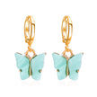 Women's Fashion Colorful Acrylic Butterfly Earrings