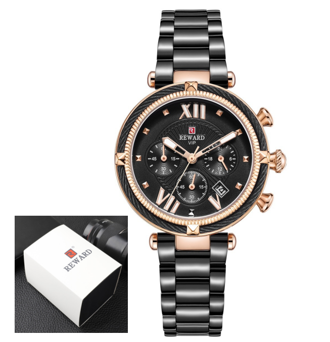 REWARD six-pin waterproof quartz watch