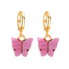 Women's Fashion Colorful Acrylic Butterfly Earrings