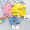 Rainbow Long Sleeve Kids Three-piece Set