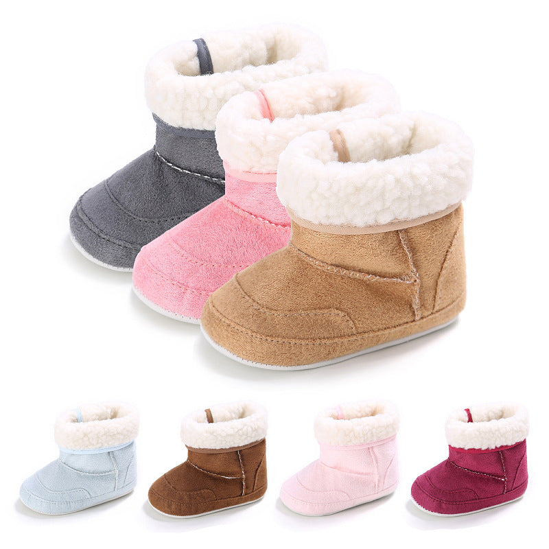 Newborn  Toddler Soft Rubber Soled Anti-slip Boots Booties