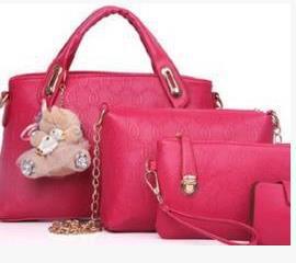 Alpscommerce  handbags embossed four piece ladies bag shoulder diagonal handbag