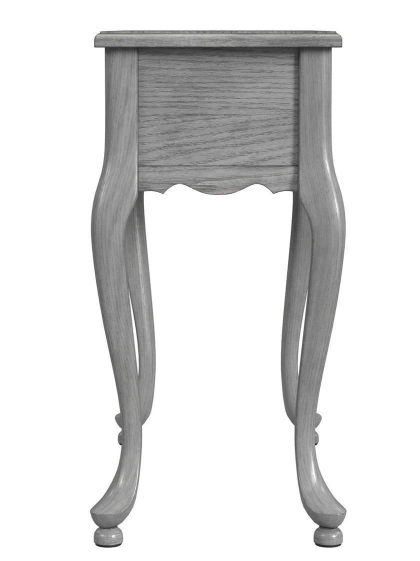 Croydon One Drawer with Pullout Side Table - Gray