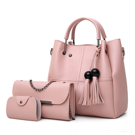 Alpscommerce fashion shoulder Messenger bag for ladies three-piece