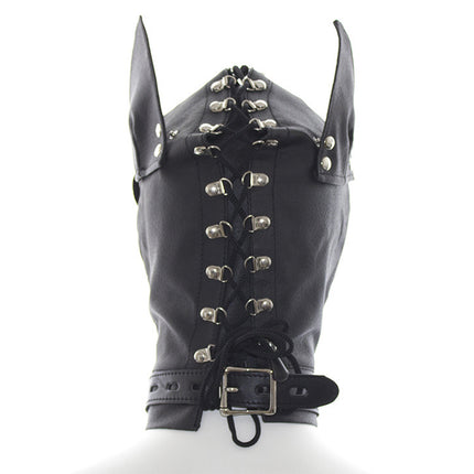 Leather Hood Leather Dog Hooded  Toy Hood