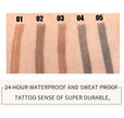 Double-tip eyebrow pencil eyeliner