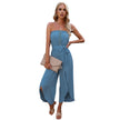 Women's Summer Ninth Loose Jumpsuit Wide Leg Pants