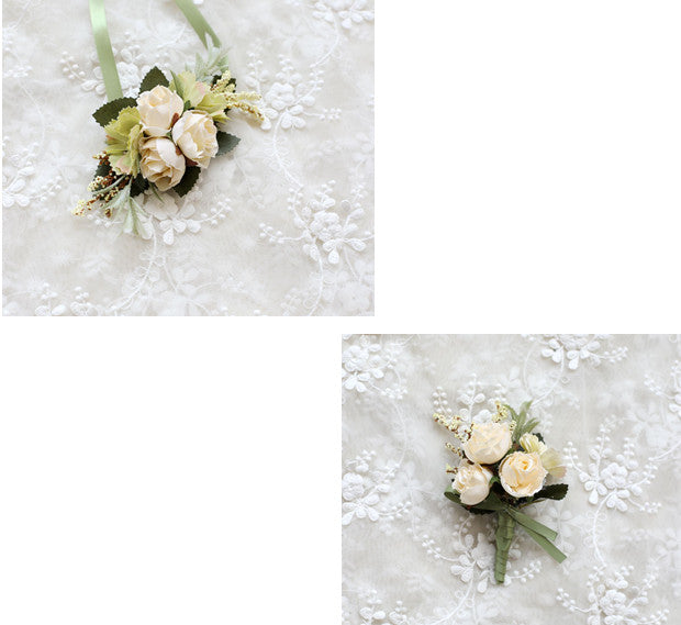 Gift Wrapping Groom And Groomsman Corsage