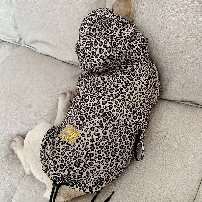 Leopard pet clothing