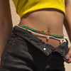 Shell Stretch Rice Beads Multilayer Body Chain