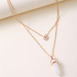 Fashion Simple Jewelry Love Hexagon Pendant Necklace