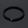 Tin Alloy Gold Color Iced Bracelet Men's Hip Hop Chain Street Rock Jewelry