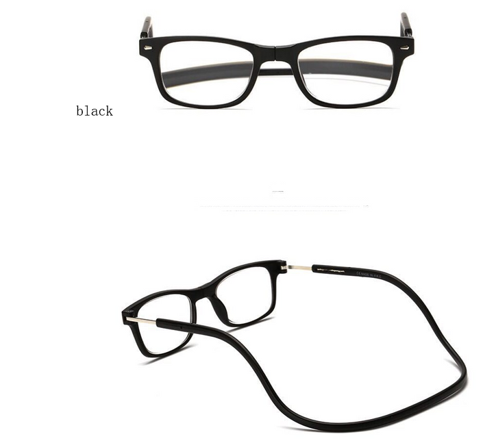 Portable Magnetic Absorption Hang Neck Reading Glasses Men Magnet Reading Glasses Women Diopter Glasses