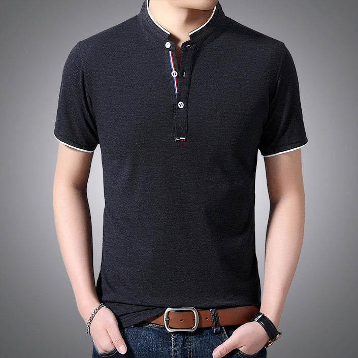 Summer New Middle-aged Men's Short Sleeve