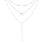 Fashion Multilayer Crescent Moon Choker Necklace With Bead Chain Initial Necklace Pendant On Neck Beads For Jewelry Making