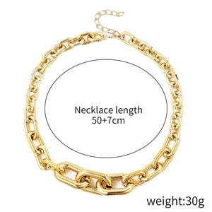Simple Acrylic Chain Necklace Women