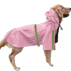 Dog reflective raincoat large dog raincoat