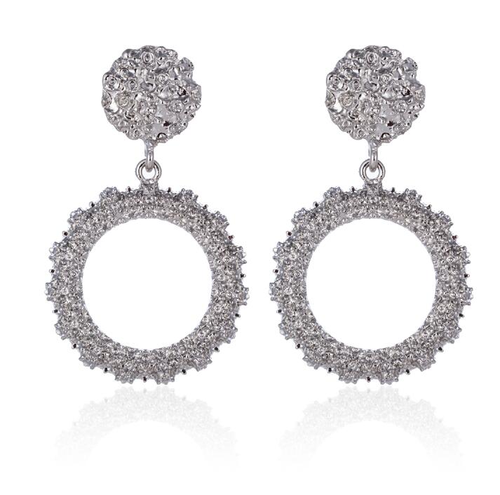 Big Vintage Earrings for Women Gold Silver Black Geometric Statement Earring  Metal Earing Hanging Fashion Jewelry