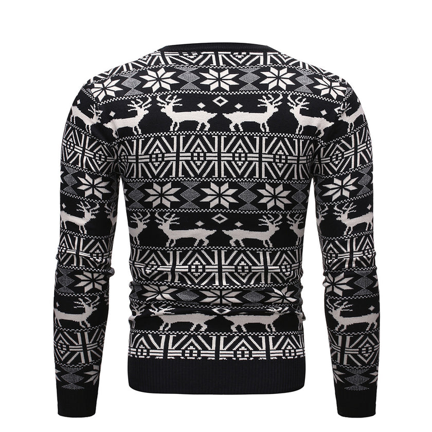 Printed Camouflage Casual Sweater Loose Top