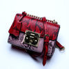 Leather chain bag