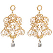 Alloy carved Earrings