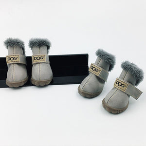 Dog Thick Snow Boots Keep Warm Teddy Autumn   Shoes