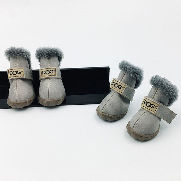 Dog Thick Snow Boots Keep Warm Teddy Autumn   Shoes