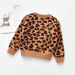 New Korean Style Jumper Leopard Sweater For Kids