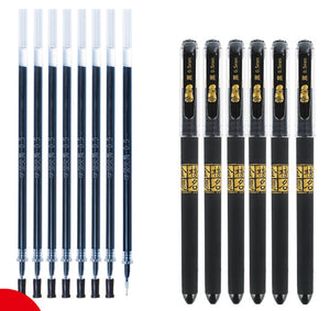Carbon black gel pen for students