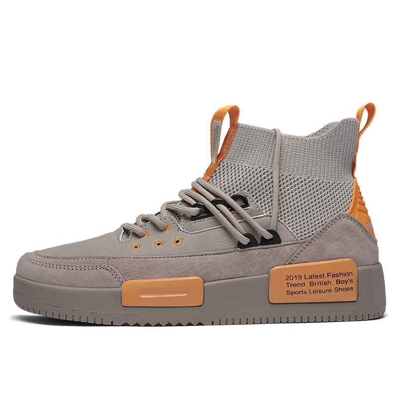 Casual high-top canvas shoes