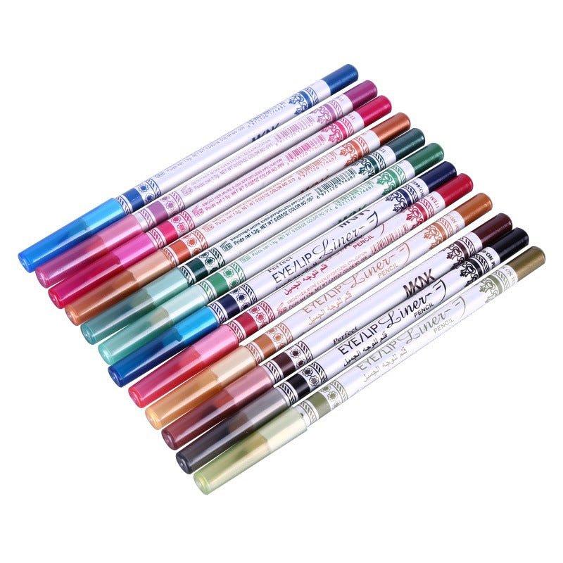 12 Colors Lip liner Eye Shadow Eyeliner