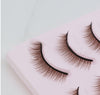 Factory wholesale Brown cross short nude makeup natural false eyelashes hard stem cotton thread stem can be OEM5 pair 024 Brown